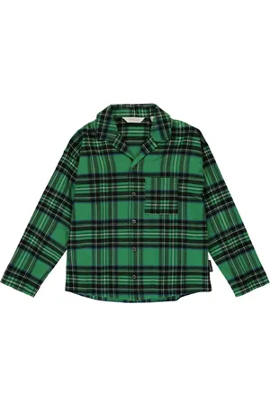 Palm Angels Geruit pyjamashirt