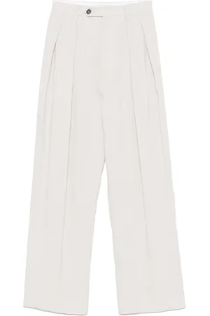 BARENA Broek met visgraatpatroon
