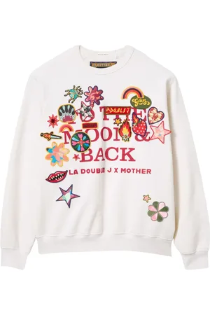 La DoubleJ X Mother sweater met logoprint