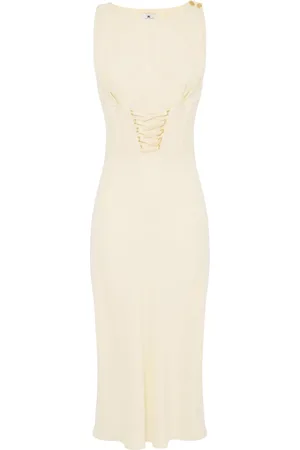 Elisabetta Franchi Jurk met korset detail