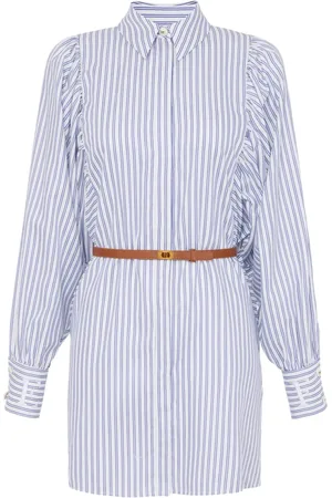 Elisabetta Franchi Gestreepte blousejurk