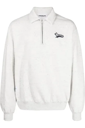 Chocoolate Sweater met geborduurd logo