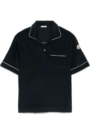 Moncler Poloshirt met textuur