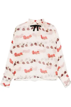 Nº21 Shirt met kersenprint