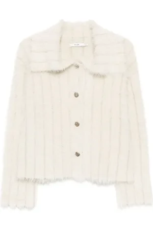 B+AB Vest van imitatiebont