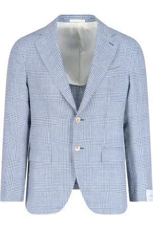 CARUSO Geruite blazer