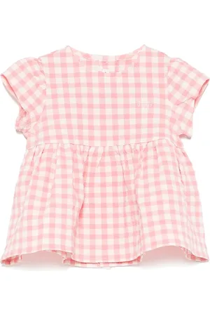 Il gufo Gingham seersucker shirt