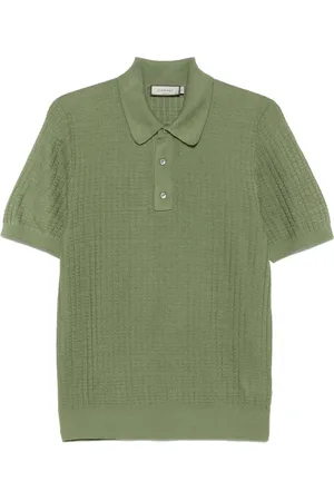CANALI Poloshirt met textuur