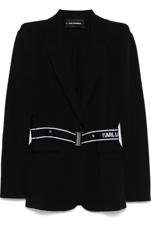 Karl Lagerfeld Jersey blazer met logo