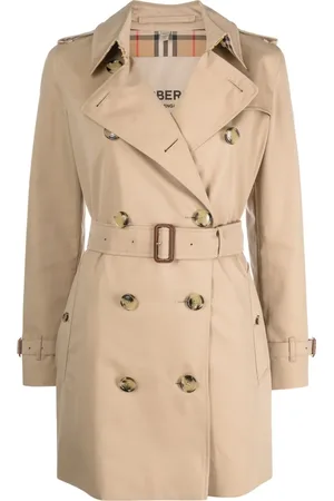 Burberry Kensington Heritage korte trenchcoat