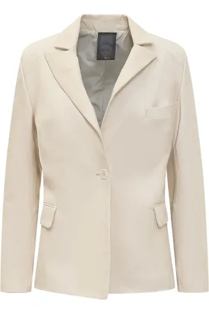 GIOCASTA Leren blazer