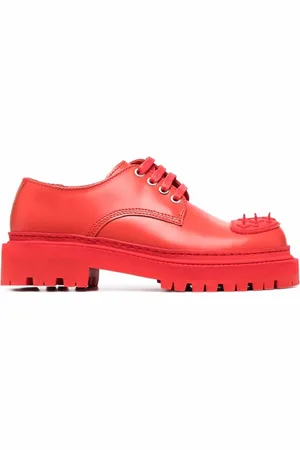 Camper Eki leren veterschoenen