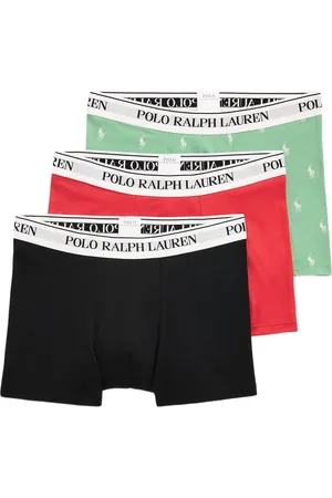 Ralph Lauren Drie boxershorts met logo