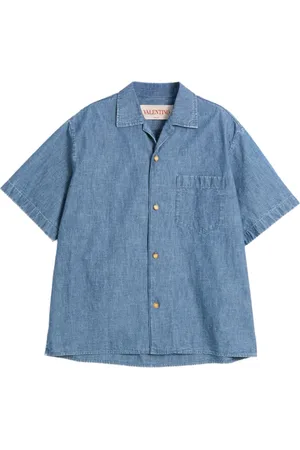 VALENTINO GARAVANI Denim bowlingshirt