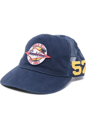 Ralph Lauren Twill truckerpet met logopatch