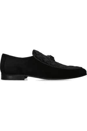 Kurt Geiger Eagle Head fluwelen loafers