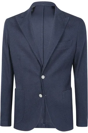 BARBA Blazer met enkele rij knopen