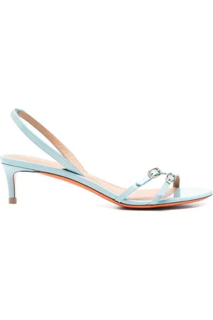 santoni Sandalen met plateauzool
