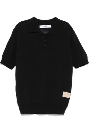 Msgm Fijngebreid poloshirt