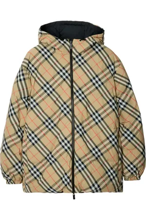 Burberry Geruit donsjack