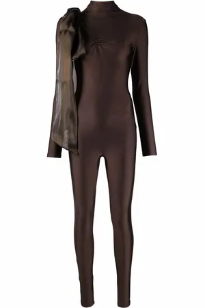 Atu Body Couture Catsuit met organza strik