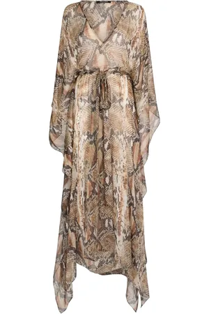 Roberto Cavalli Jurk met slangenhuidprint