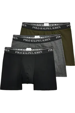 Ralph Lauren Drie boxershorts met logo