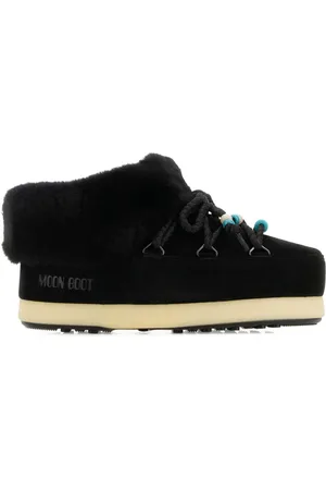 Moon Boot Muiltjes met afwerking van bont