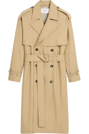 Ami Scheerwollen trenchcoat
