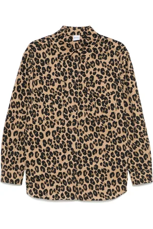 Aspesi Blouse met luipaardprint