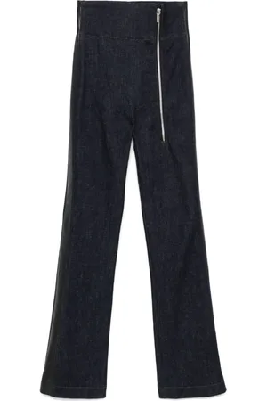 MITILIANE COUTURE Jeans met leren afwerking