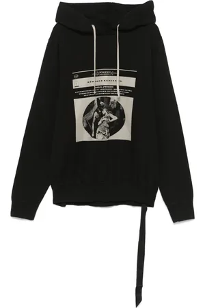 Rick Owens Hoodie met print