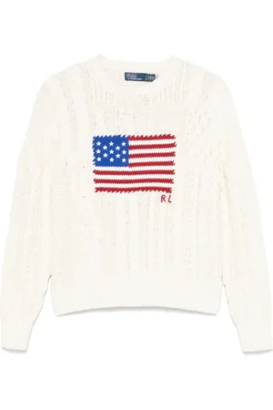 Ralph Lauren Gebreide trui met vlag