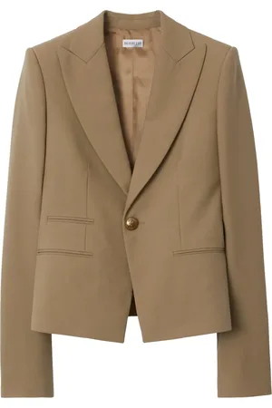 Burberry Wollen blazer met enkele rij knopen