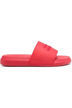 Alexander McQueen Slippers met logo