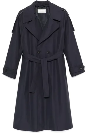 PESERICO SIGN Trenchcoat verfraaid met kralen