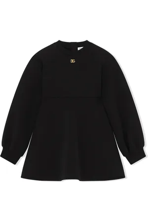Dolce & Gabbana Sweaterjurk met logoplakkaat