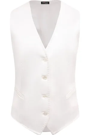 Kiton Linnen gilet