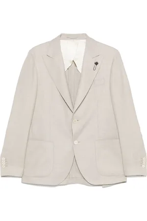 LARDINI Blazer met textuur