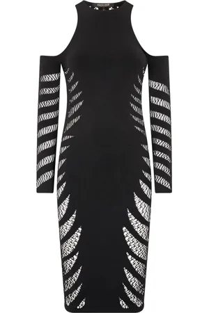 Roberto Cavalli Jurk met gerafeld effect