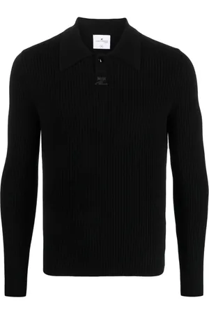 Courrèges Poloshirt met logo zak