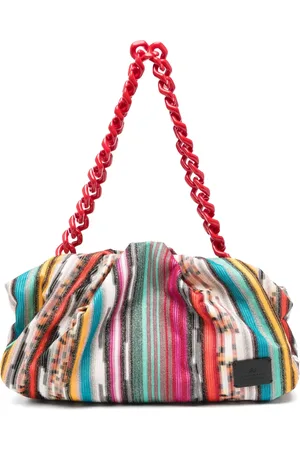 Missoni Gestreepte schoudertas