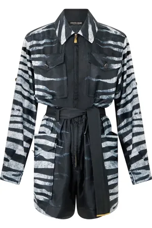 Roberto Cavalli Jumpsuit met zebraprint