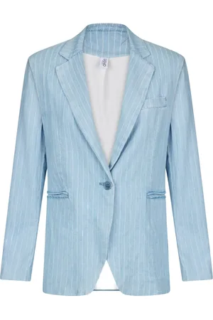 Liu Jo Denim blazer met krijtstreep