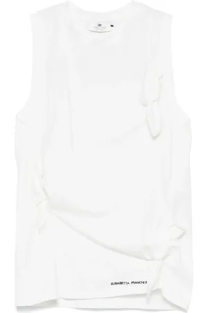 Elisabetta Franchi Jersey tanktop met strik