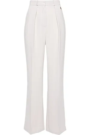Elisabetta Franchi Crêpe straight plooibroek