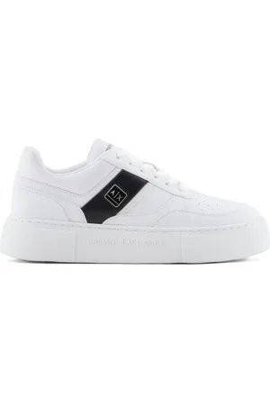 Armani Exchange Sneakers met logoplakkaat