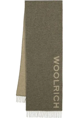 Woolrich Sjaal met logo intarsia