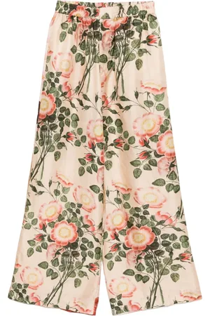 BIYAN Broek met bloemenprint