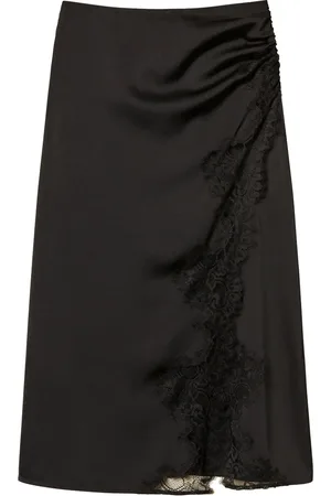 Twin-Set Rok met kanten detail